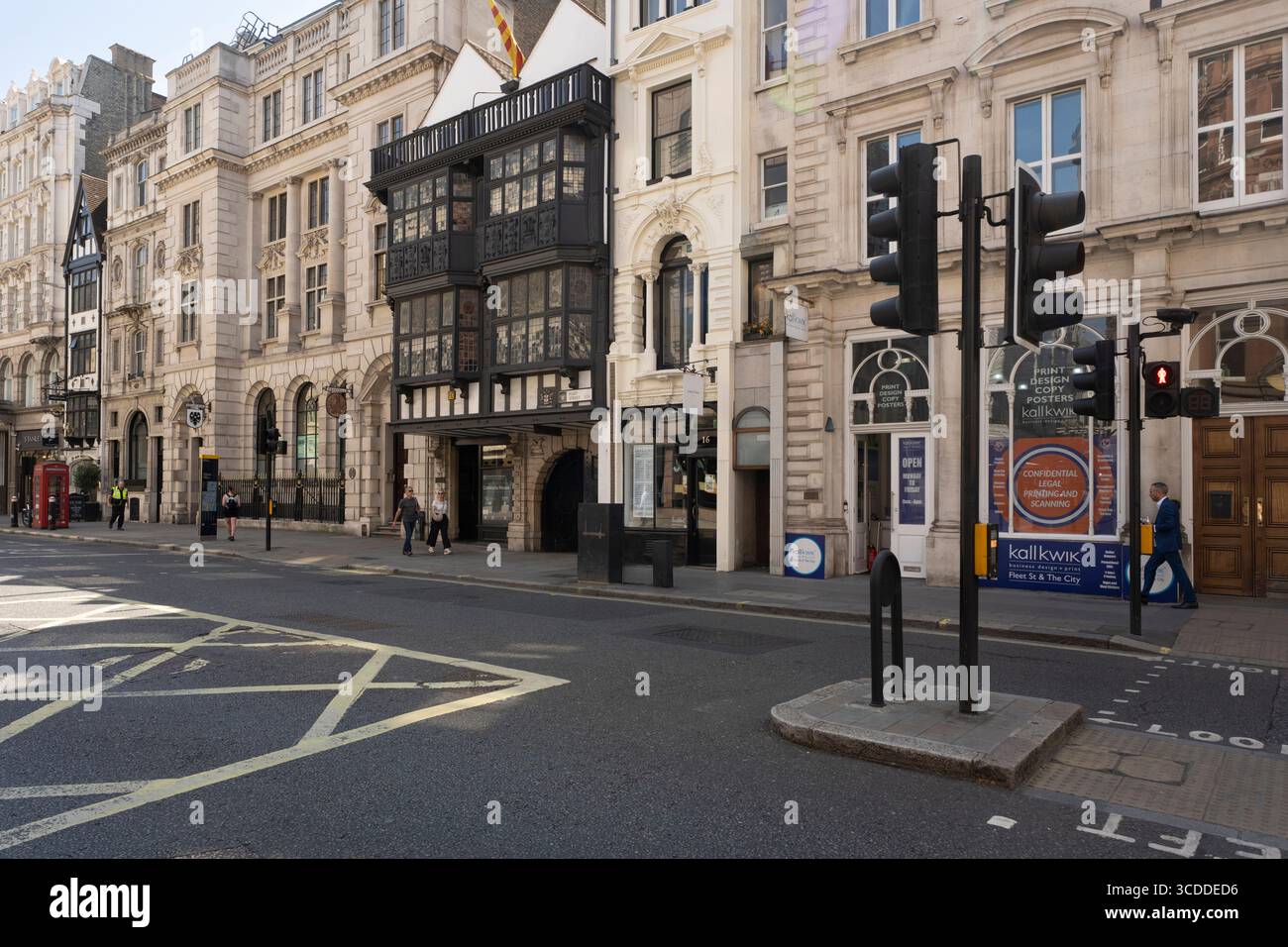 La Prince Henry's Room si trova al primo piano di fronte al numero 17 di Fleet Street, Londra Foto Stock