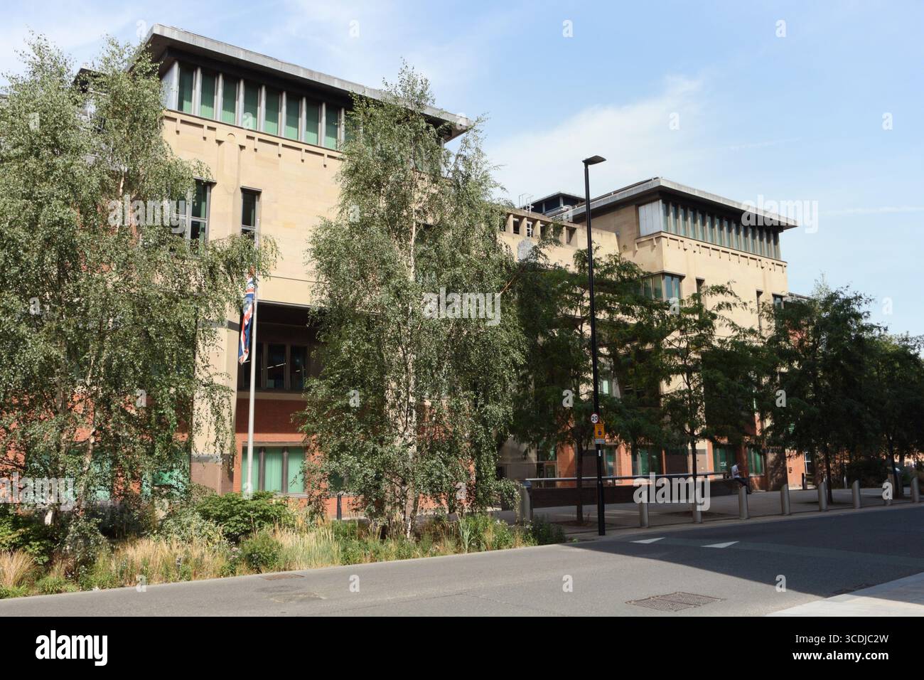 Sheffield Combined Law Courts England UK, British Criminal Crown Court Building British Justice System Foto Stock