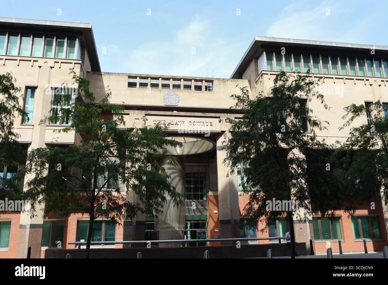 Sheffield Combined Law Courts England UK, British Criminal Crown Court Building British Justice System Foto Stock