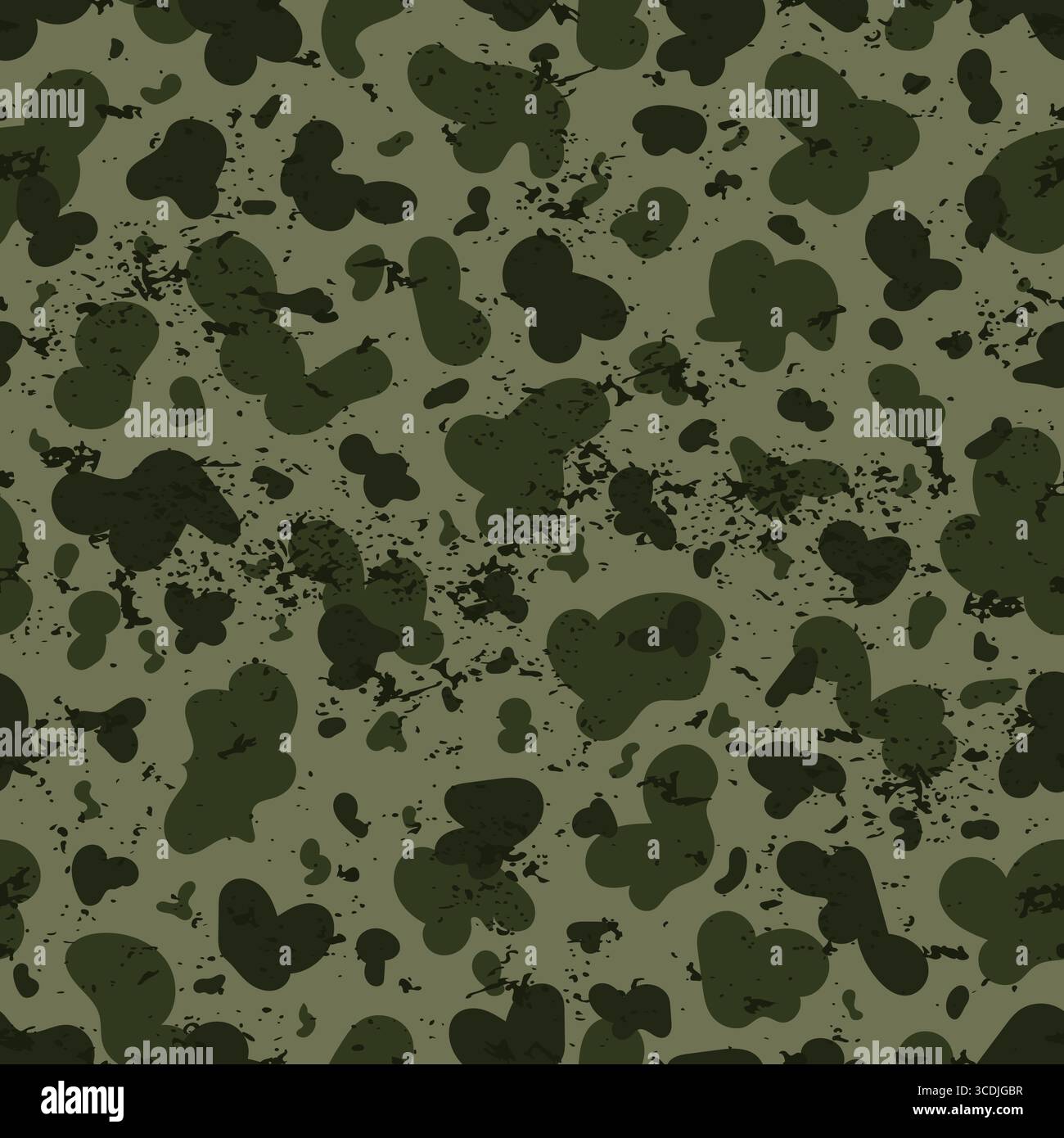 Texture vettoriale camouflage esercito moderno grunge con motivo senza cuciture Illustrazione Vettoriale