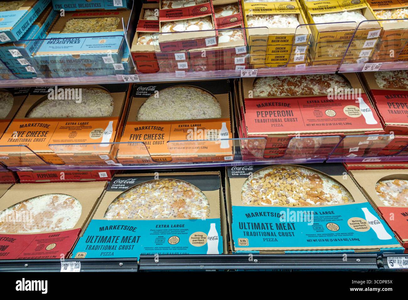 Miami Florida, NW 79th Street, grande magazzino discount Walmart, interno, supermercato, sezione di cibi preparati, Foto Stock