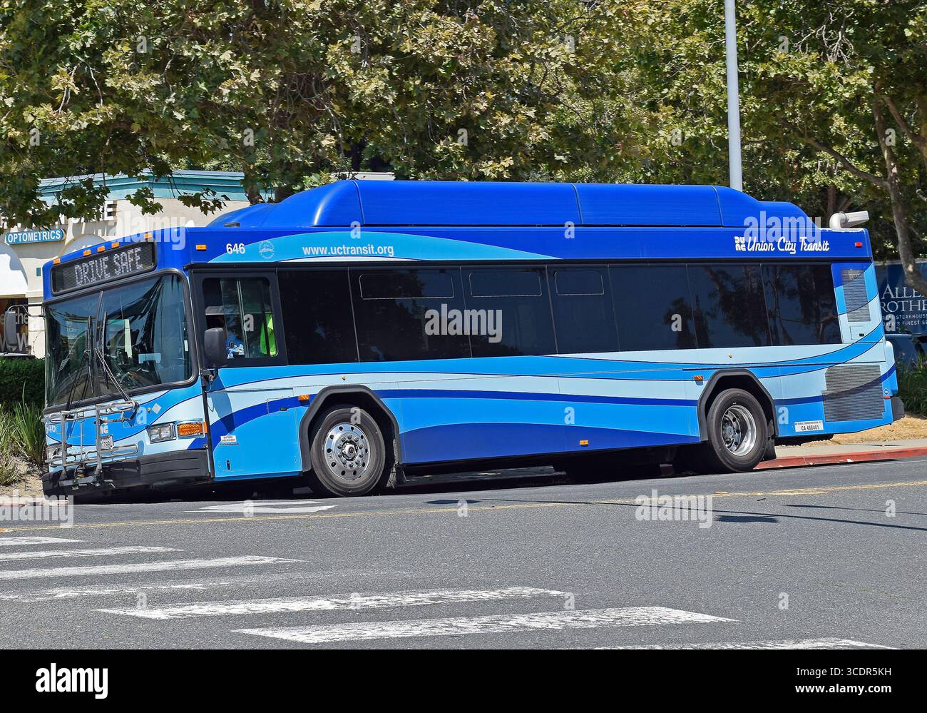 Autobus Union City Transit a Union City, California Foto Stock