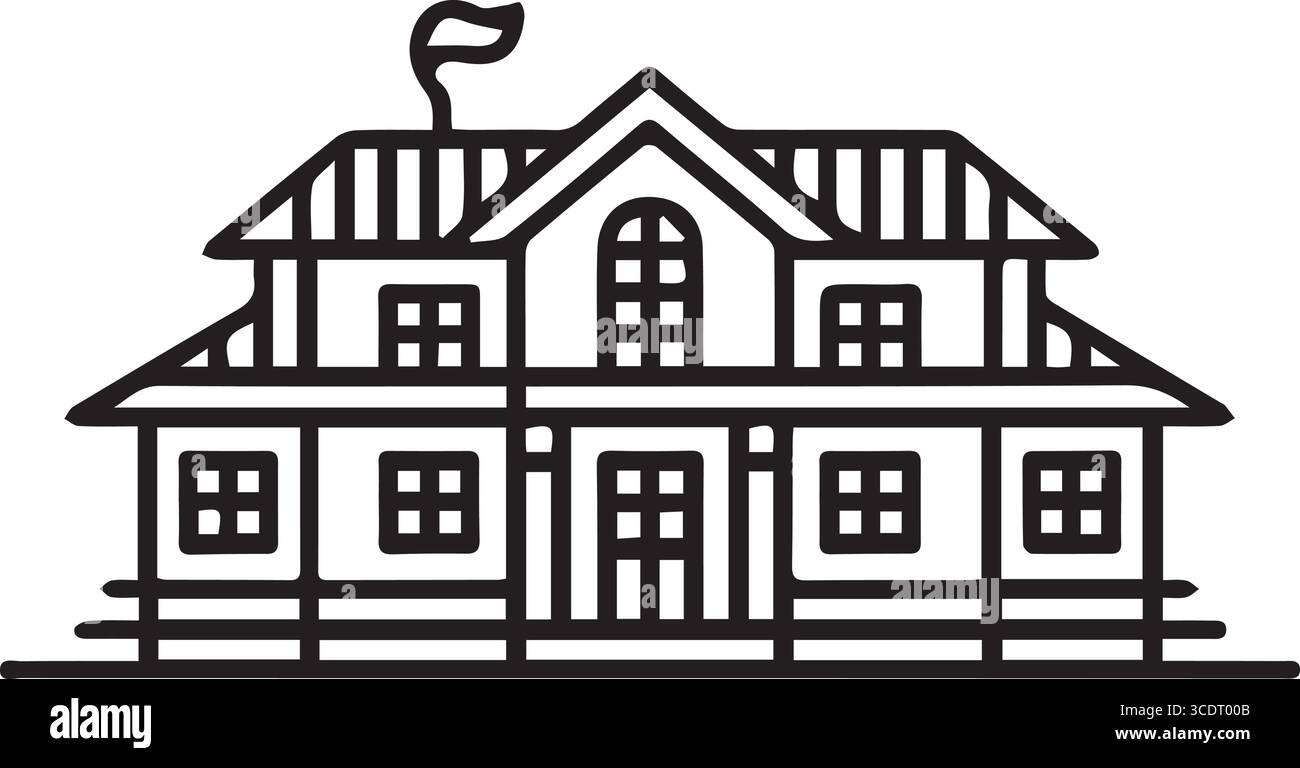 Logo immobiliare con design modello della casa reale questo è un logo immobile pulito E accattivante con modello per la casa reale adatto Illustrazione Vettoriale