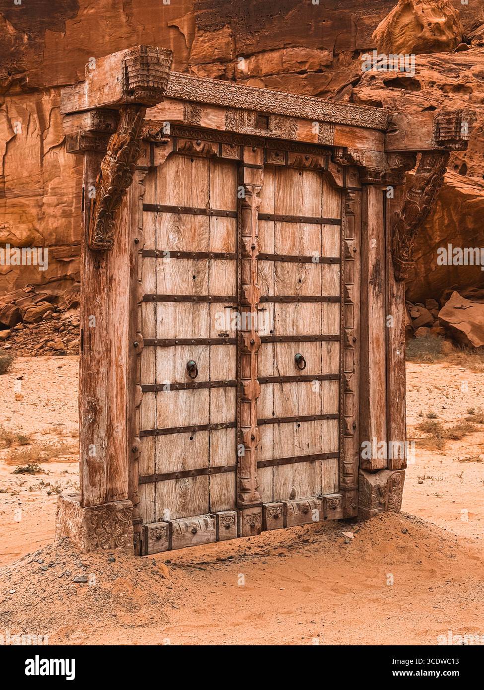 Porta misteriosa Foto Stock