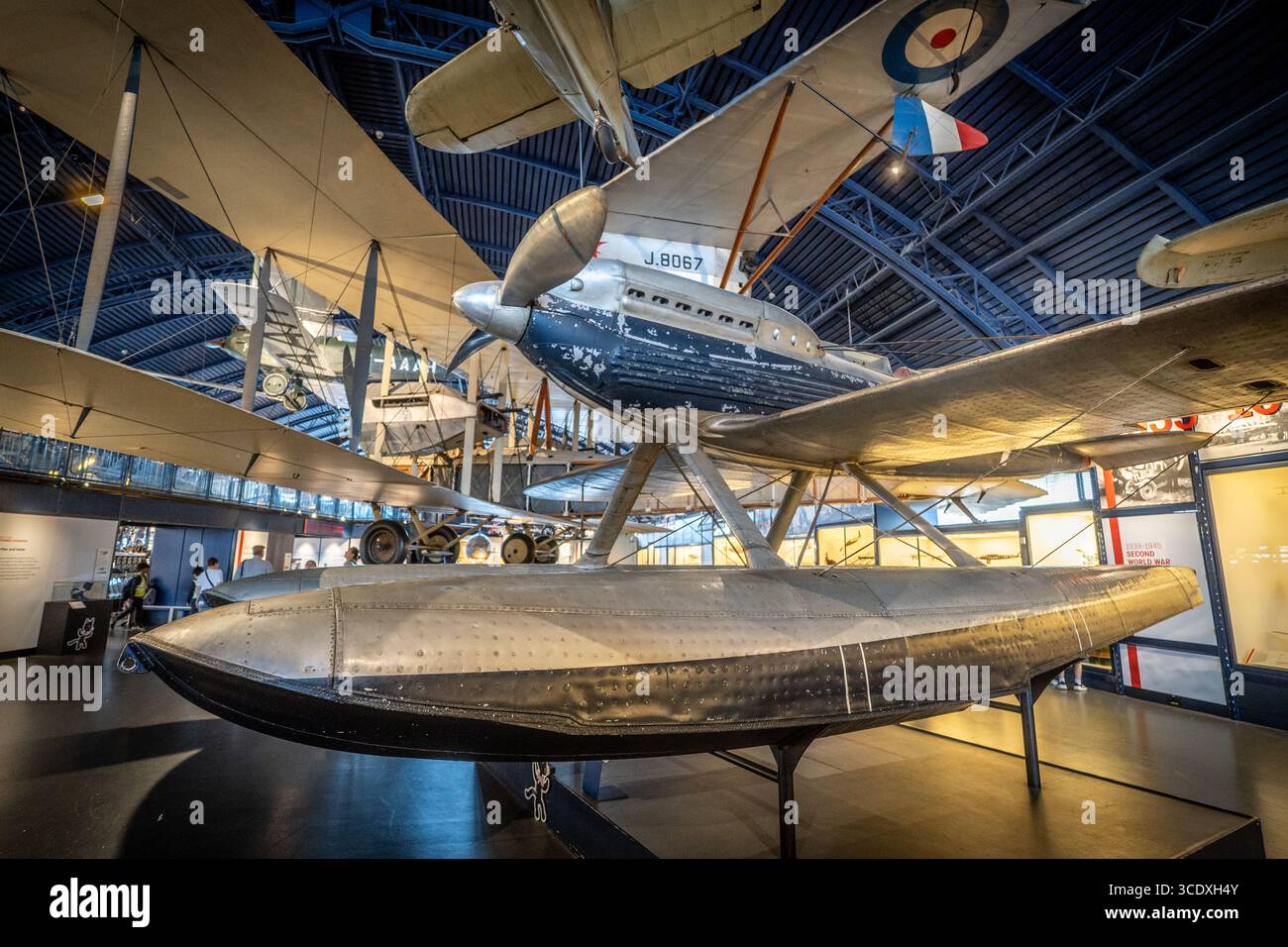 London Science Museum Supermarine S.6B Foto Stock