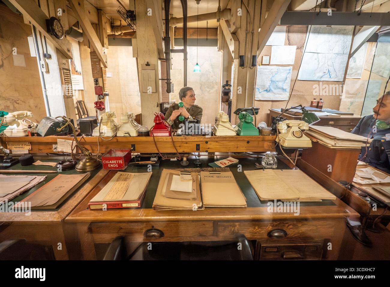 Churchill War Rooms Foto Stock