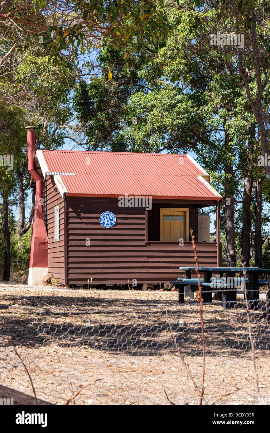 Country Women's Association Hall, Rosa Glen, Margaret River nella regione SW dell'Australia Occidentale WA Foto Stock