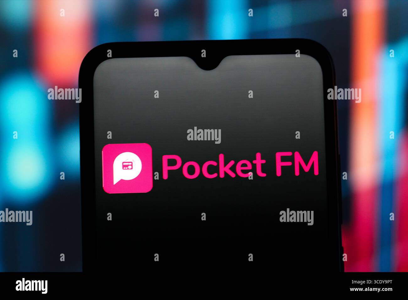 Canada. 14 agosto 2025. In questa immagine, il logo Pocket FM viene visualizzato sullo schermo di uno smartphone. (Credit Image: © Thomas Fuller/SOPA Images via ZUMA Press Wire) SOLO PER USO EDITORIALE! Non per USO commerciale! Foto Stock