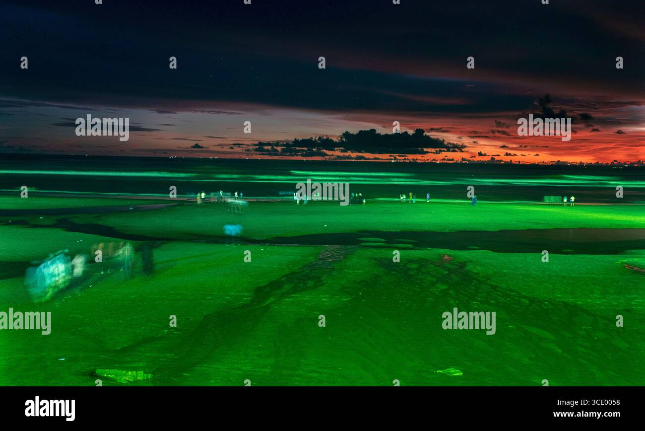 Cox's Bazar Sea Beach Foto Stock