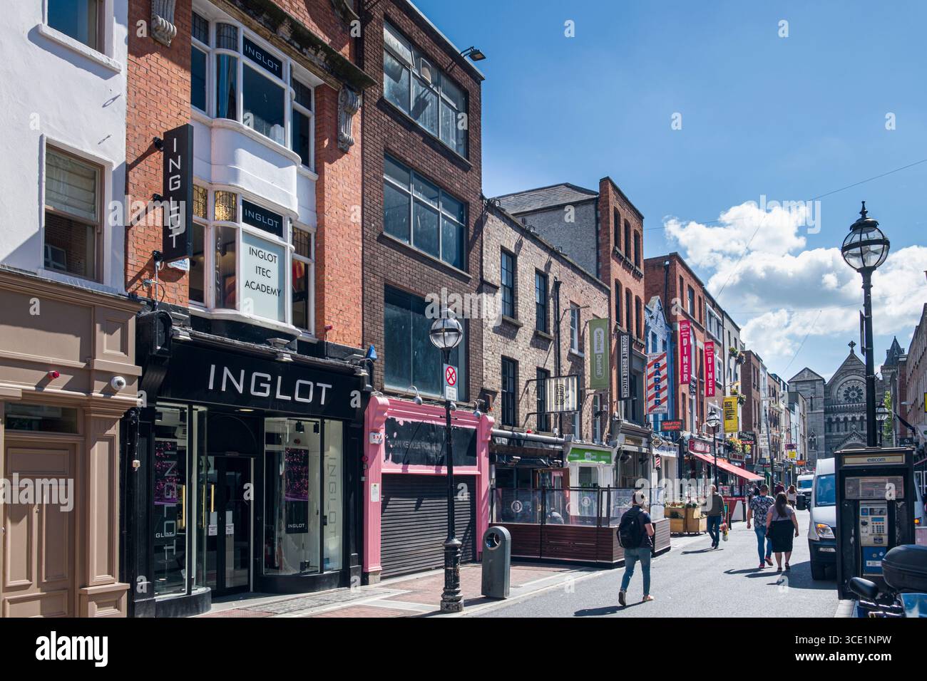 Anne St a sud di Dublino, il Leinster, Irlanda Foto Stock