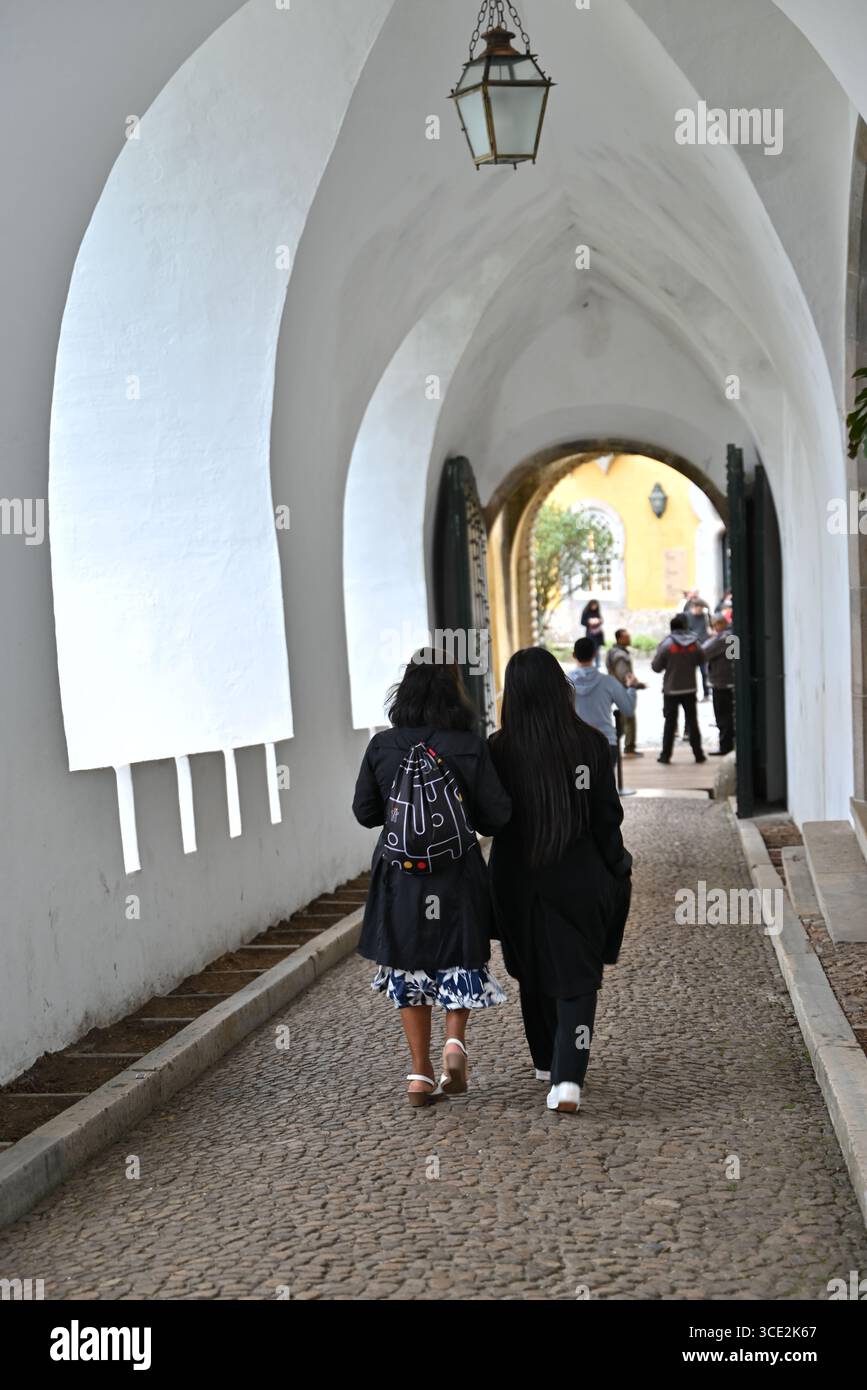 Vista dell'interno di Palazzo la pena Foto Stock