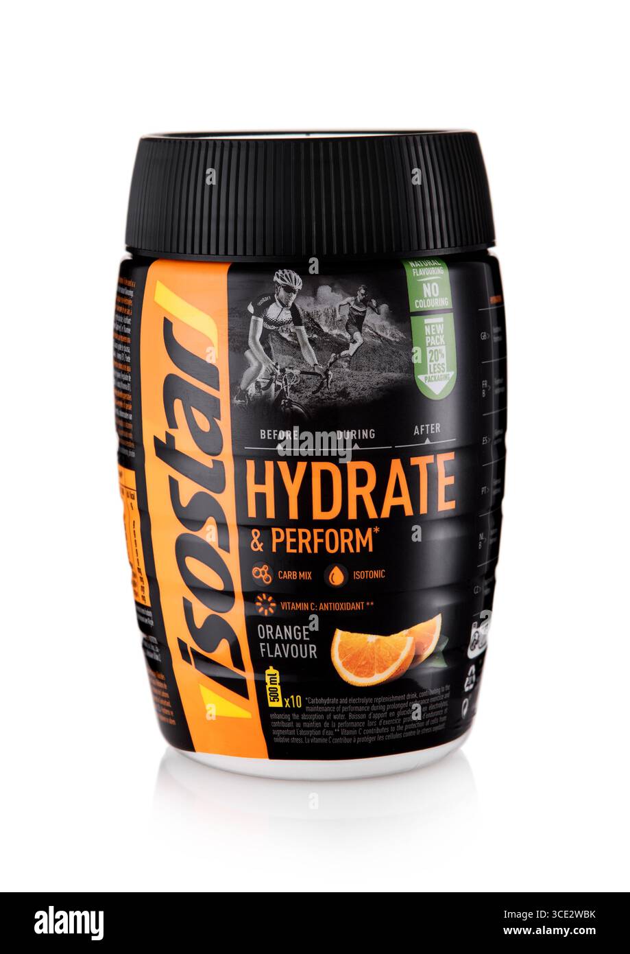 LONDRA, Regno Unito - 11 GIUGNO 2025: Mix di carb isostare JAR con aroma di arancia e vitamina C, ideale per gli sportivi più attivi. Foto Stock