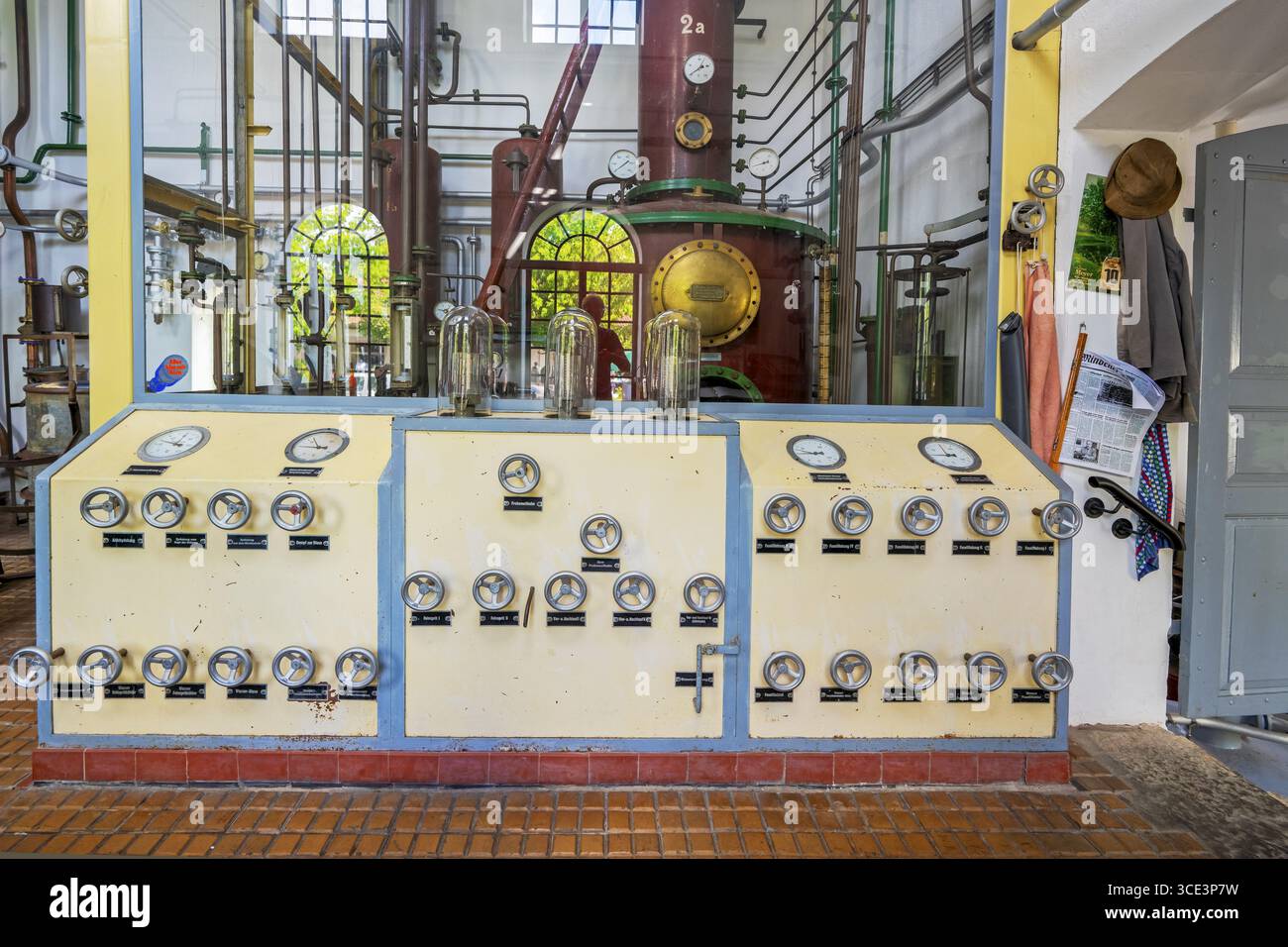 Vecchia distilleria Hille Germania Foto Stock