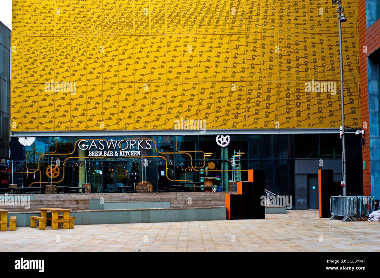 Gasworks Bar, First Street, Manchester, Lancashire, Inghilterra Foto Stock