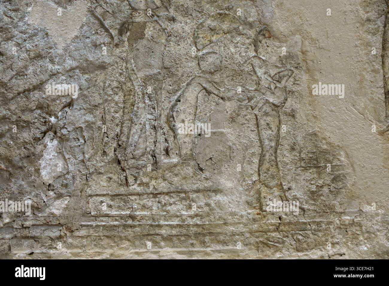 Tomba di Akhenaton nel Wadi reale, Tell el Amarna, Egitto Foto Stock