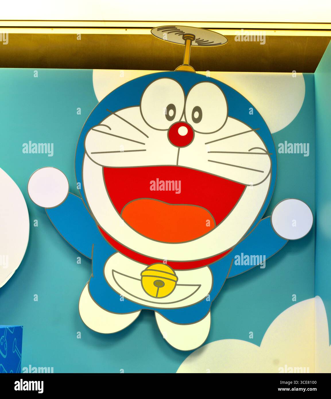 Doraemon vola da taketombo Foto Stock