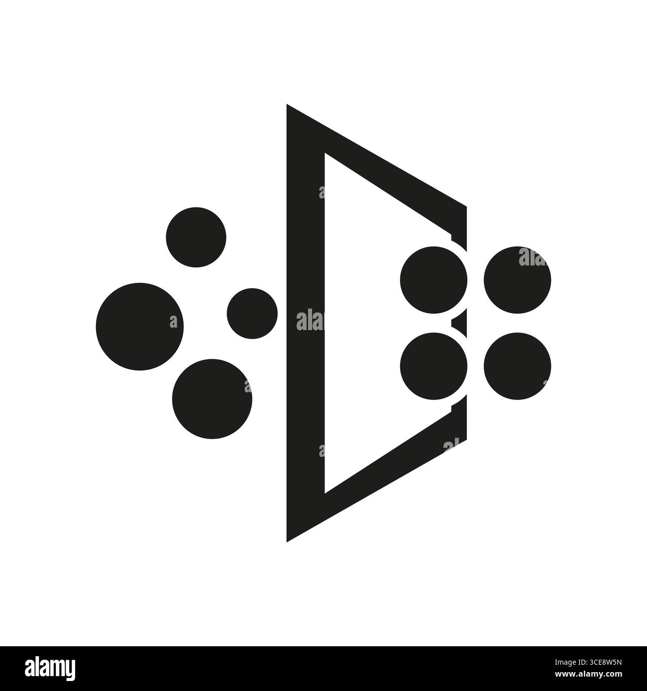 Icona del filtro dell'aria. Simbolo delle particelle di polvere. Pulizia del sistema di protezione. Illustrazione del purificatore vettoriale. EPS 10. Illustrazione Vettoriale