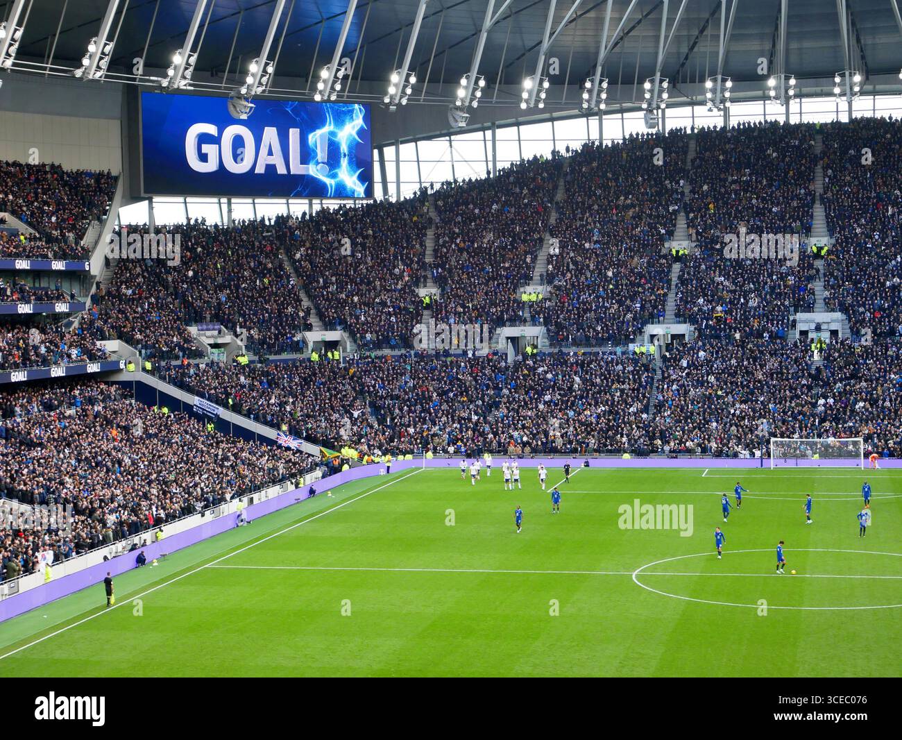 Tottenham Hotspur vs Chelsea partita di calcio al Tottenham Hostspur Stadium White Hart Lane il 26 febbraio 2023, il Tottenham ha battuto il Chelsea 2-0. Foto Stock
