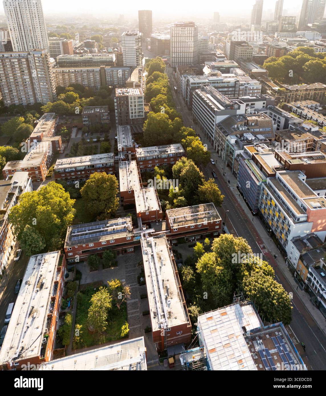 St Luke's Estate, Islington, Old Street Londra Foto Stock