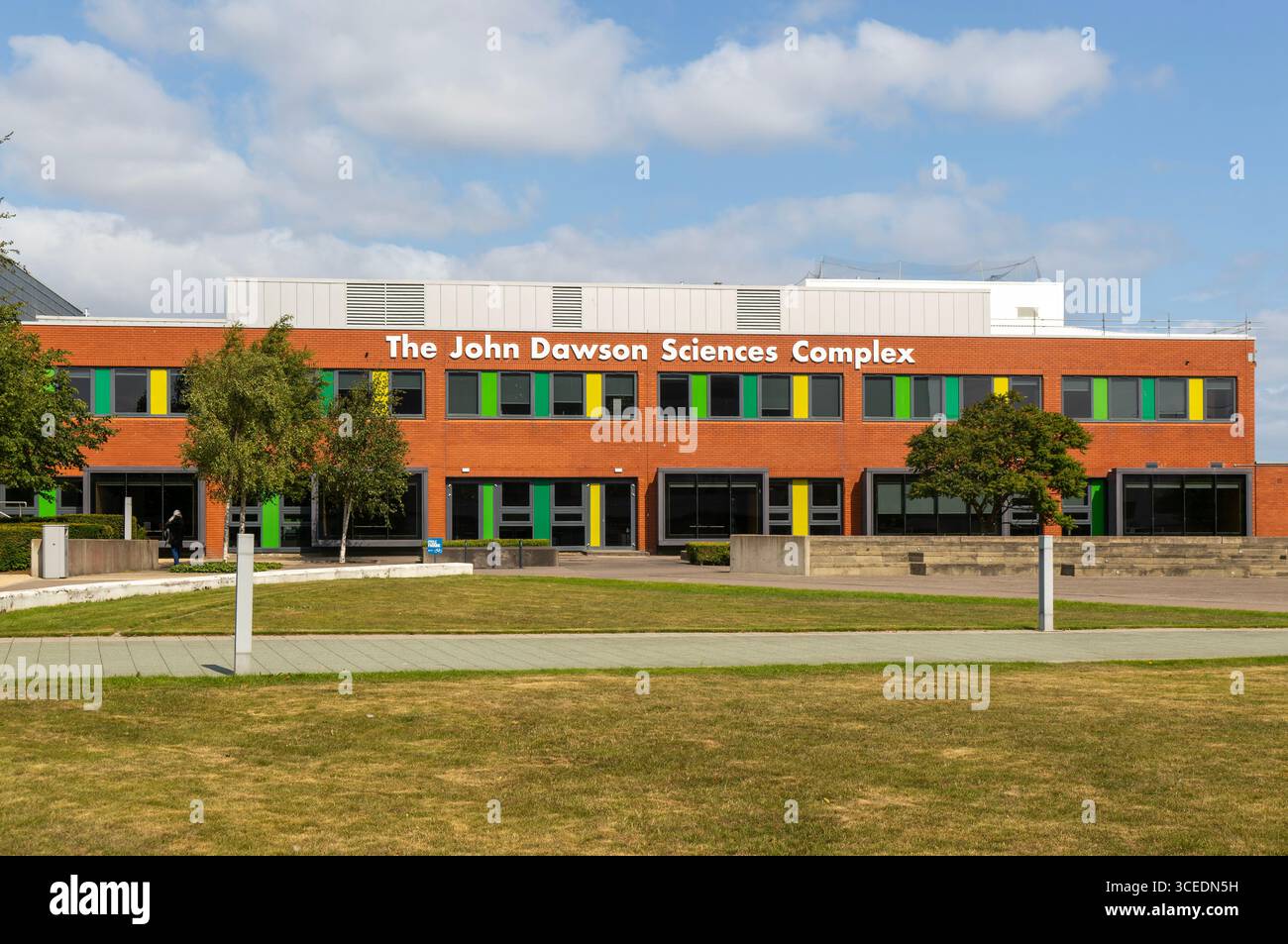John Dawson Sciences Complex, City Campus Buildings, University of Sunderland, Sunderland, Tyne and Wear, Inghilterra, Regno Unito Foto Stock