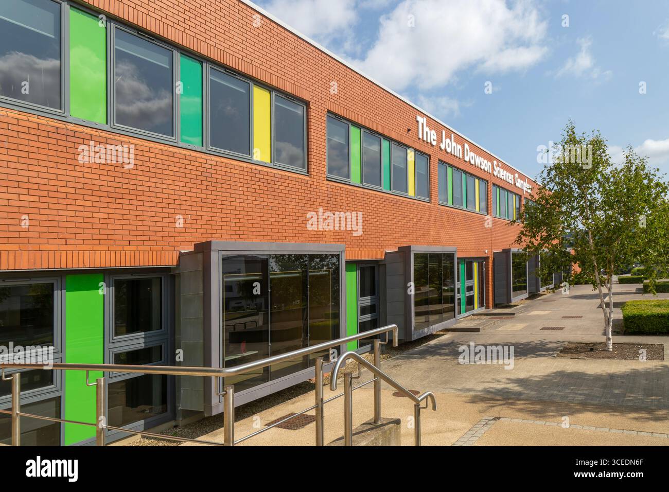 John Dawson Sciences Complex, City Campus Buildings, University of Sunderland, Sunderland, Tyne and Wear, Inghilterra, Regno Unito Foto Stock