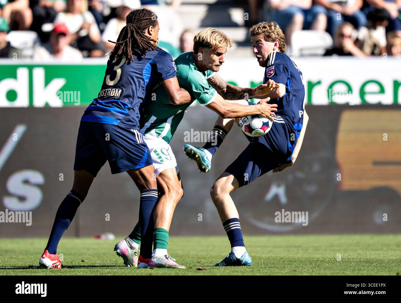 Viborg, Danimarca. 17 agosto 2025. Tim Freriks di Viborg nel match di Super League tra Viborg FF e Silkeborg IF all'Energi Viborg Arena, domenica 17 agosto 2025. (Foto: Henning Bagger /Ritzau Scanpix) credito: Ritzau/Alamy Live News Foto Stock