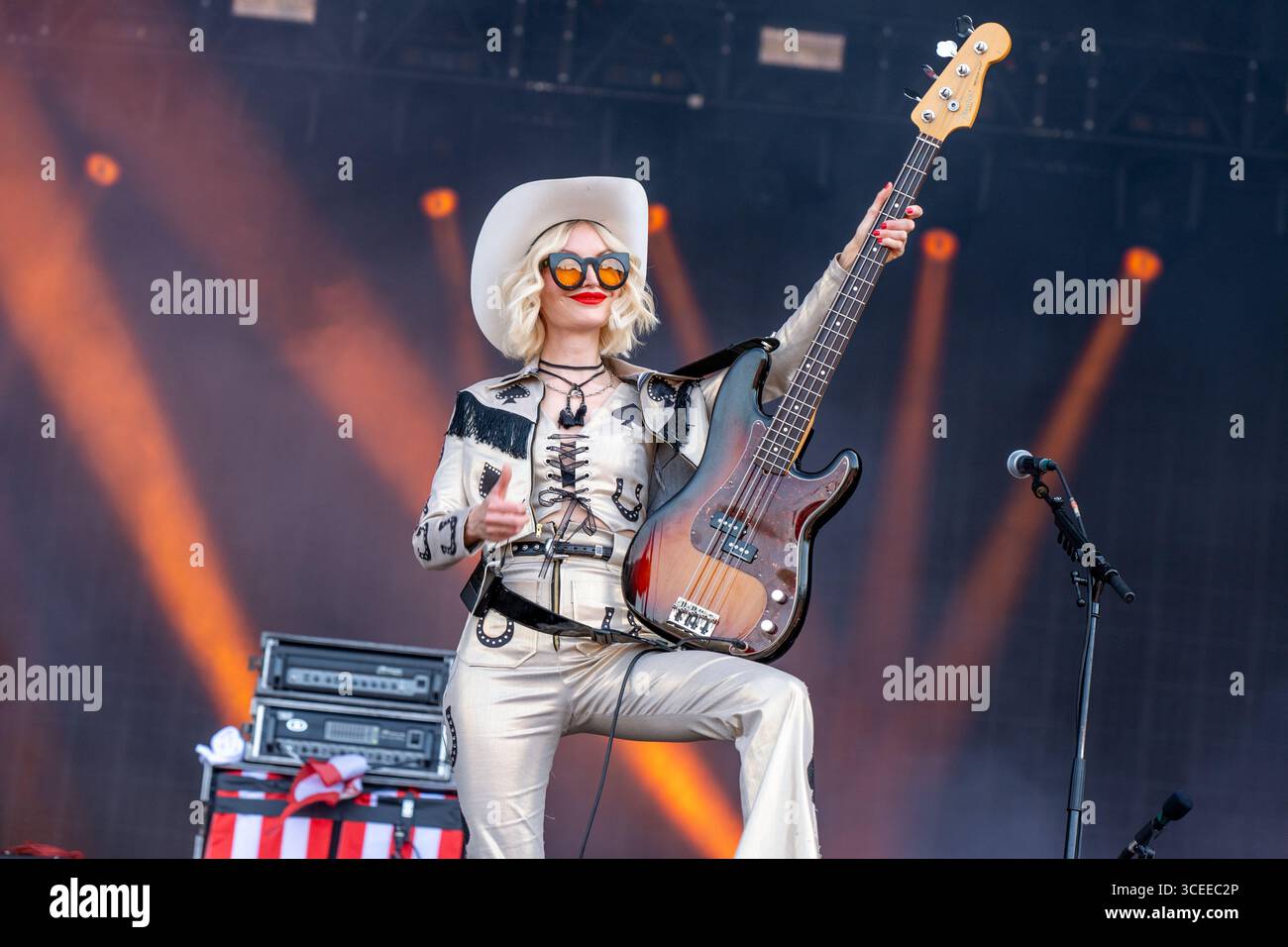 22 giugno 2025: Gli Eagles of Death Metal si esibiscono all'Hellfest Open Air festival di Clisson, in Francia Foto Stock 22 giugno 2025: Gli Eagles of Death Metal si esibiscono all'Hellfest Open Air festival di Clisson, in Francia Foto Stock
