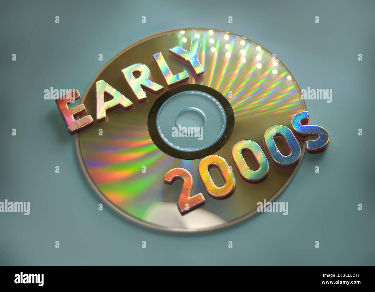 Testo metallico dei primi anni '2000 su CD Foto Stock