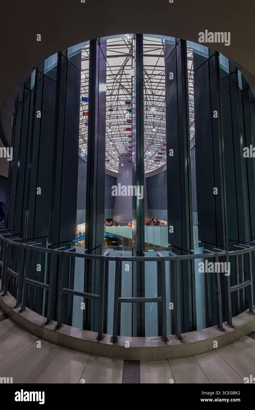 Lo tsunami del 26 dicembre 2004 devastò le aree costiere di Aceh, la provincia più settentrionale dell'Indonesia. Banda Aceh e altre città sulla costa occidentale di Ace Foto Stock