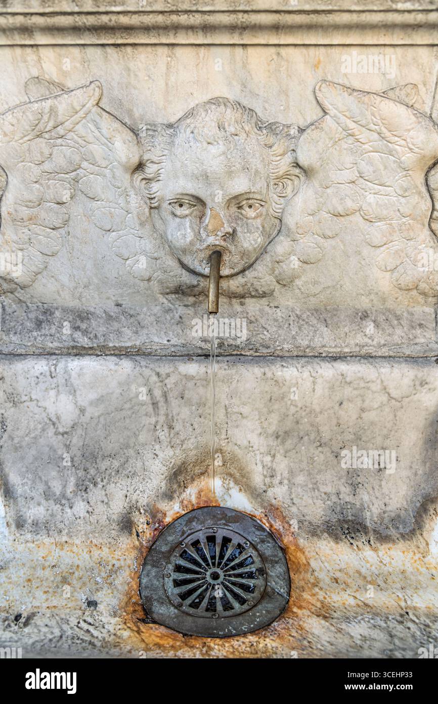 Fontana, Firenze Foto Stock