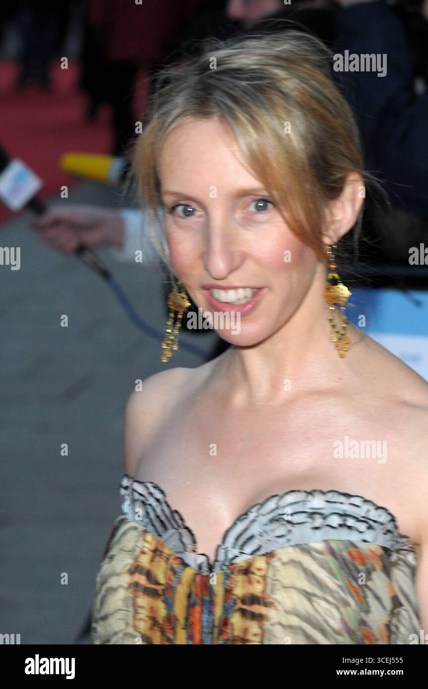 Sam Taylor Wood alla prima inglese di "flashbacks of A Fool" all'Empire Leicester Square di Londra - 13 aprile 2008 Foto Stock