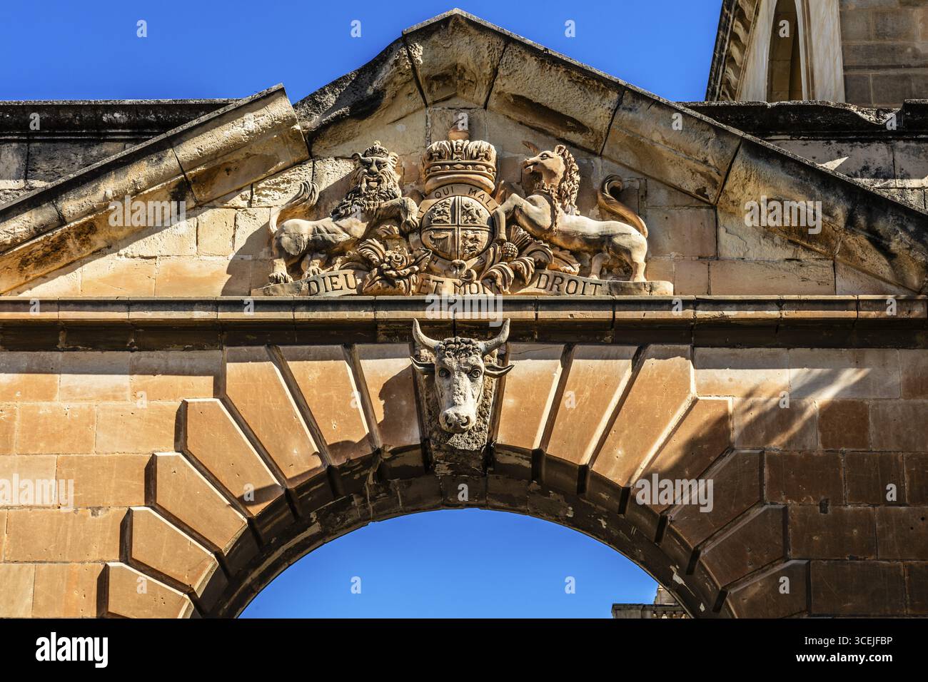 Tor Tor al lungomare, Vittoriosa, tre città, Cottonera, gli insediamenti più antichi di Malta, XVI secolo, Malta Foto Stock
