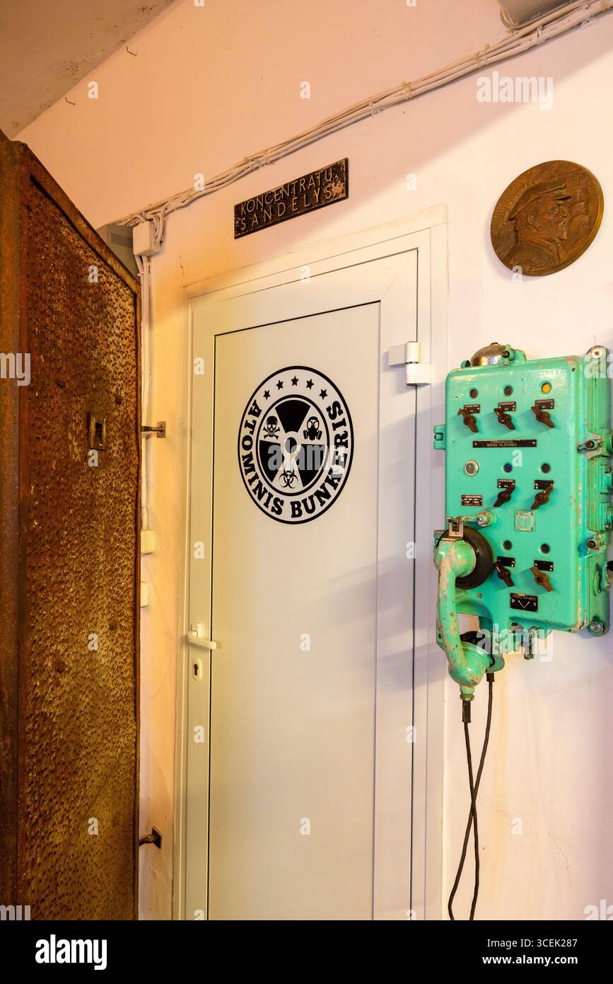 Museo Atomic KGB Bunker, Kaunas, Lituania, Europa settentrionale Foto Stock