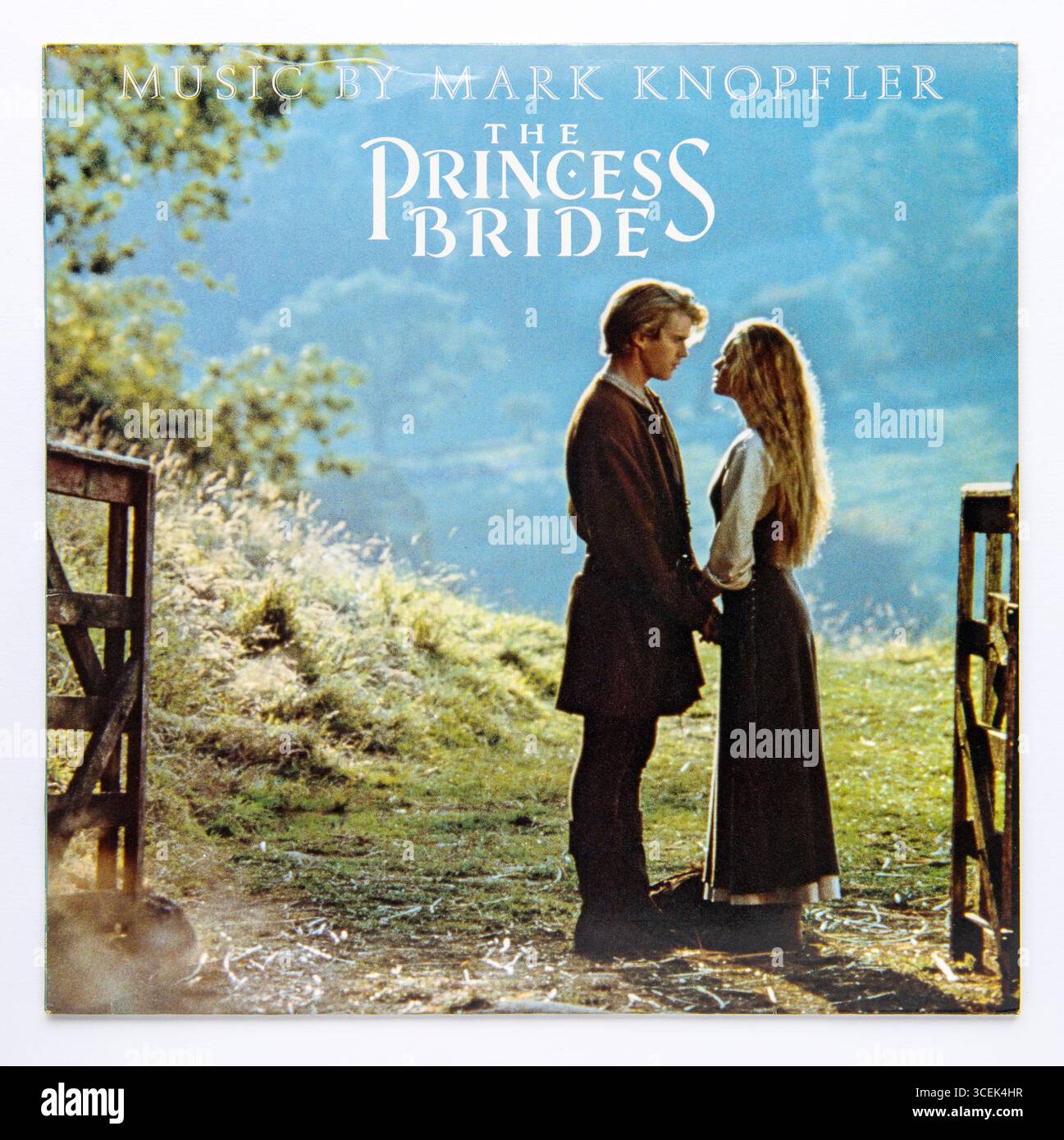 Copertina LP della colonna sonora del film The Princess Bride (con musiche di Mark Knopfler), pubblicato nel 1987 Foto Stock