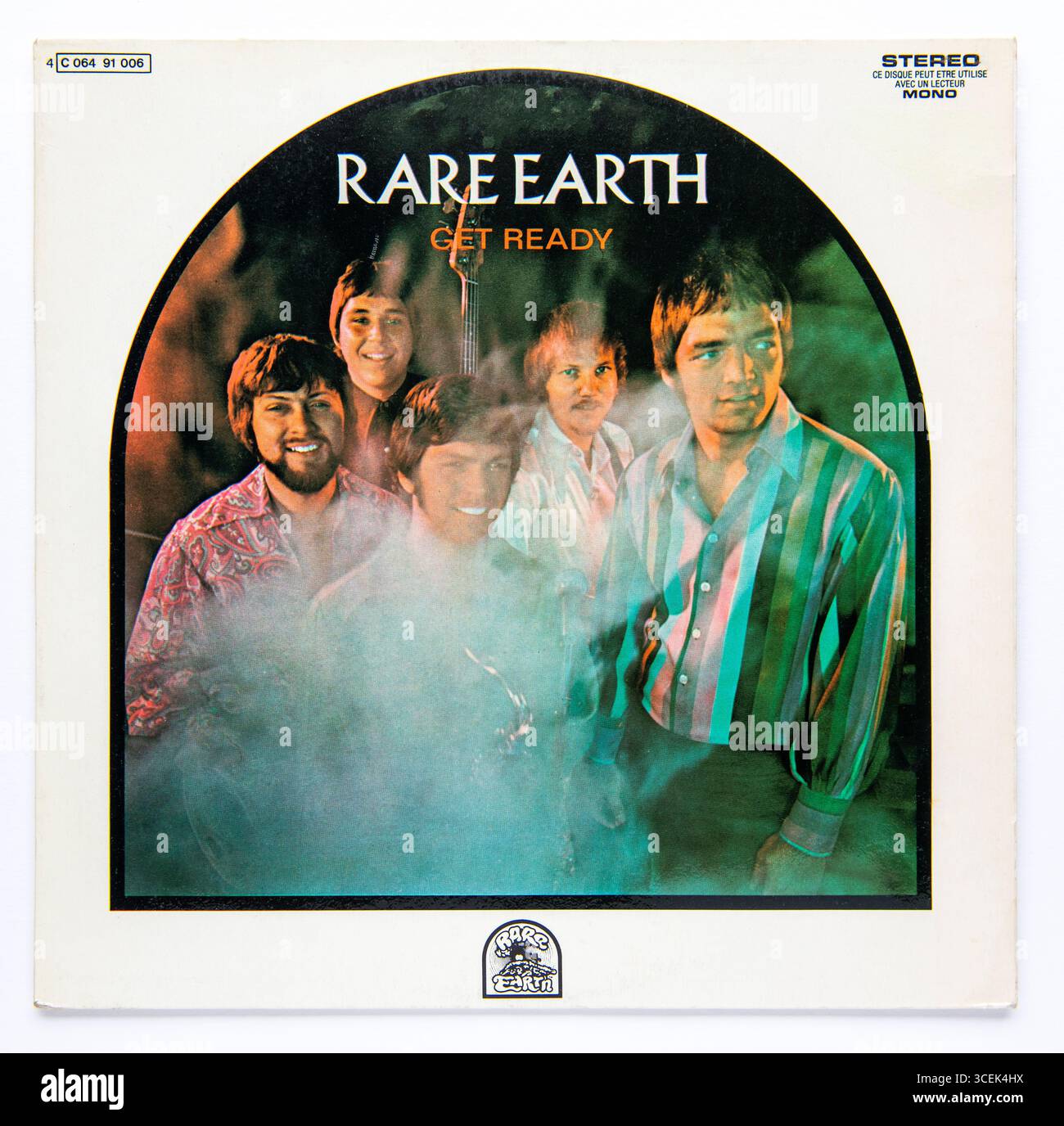 Copertina LP di Get Ready, il secondo album in studio di rare Earth, pubblicato nel 1969. Foto Stock