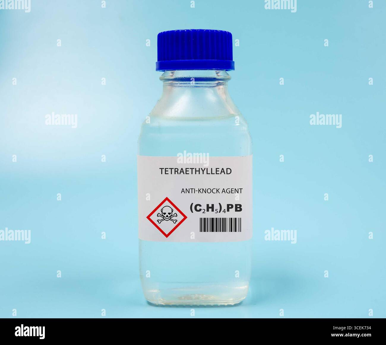 Utilizzato negli additivi per benzina (storico) Foto Stock