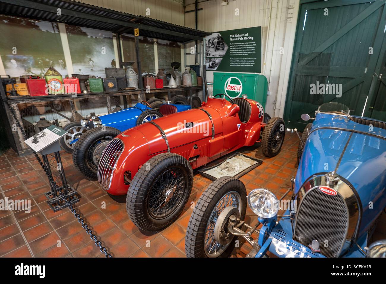 Brooklands Museum - auto da corsa Foto Stock