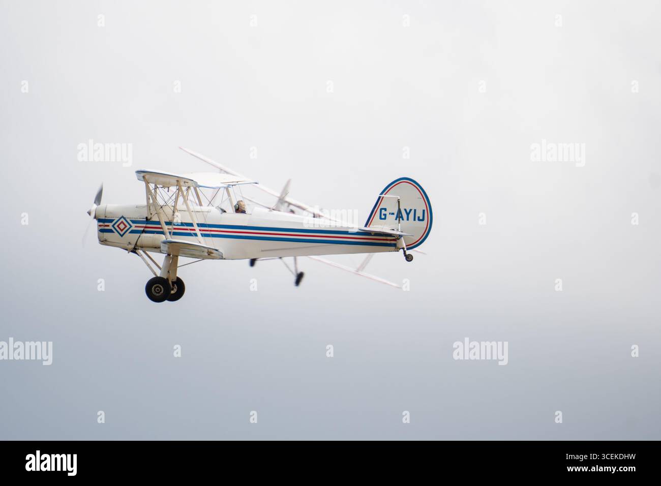 IWM Duxford Summer Airshow Stampe Formation Team Foto Stock