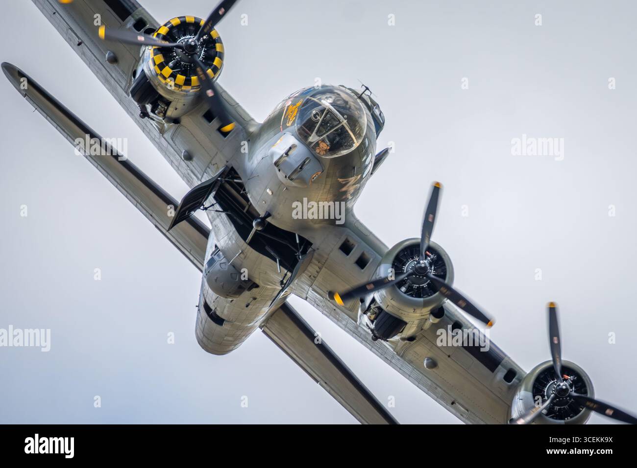 Headcorn Battle of Britain Airshow B17 Sally B. Foto Stock