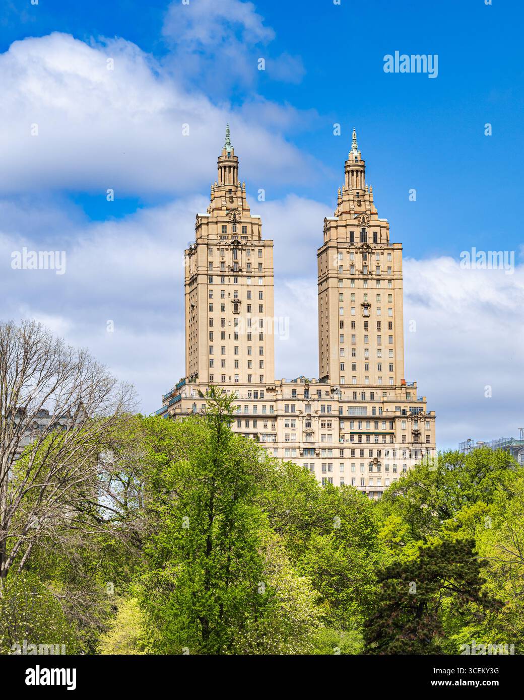 Il San Remo da Central Park, New York Foto Stock
