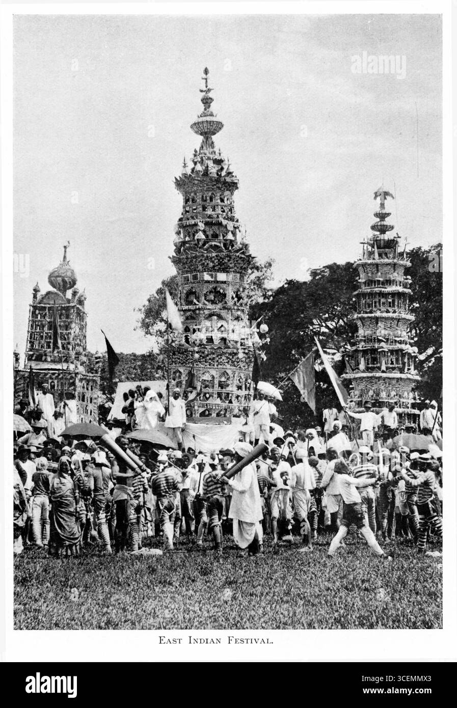 Un festival delle Indie Orientali, dal libro di Trinidad, edito da T. B. Jackson, pubblicato nel 1904 Foto Stock
