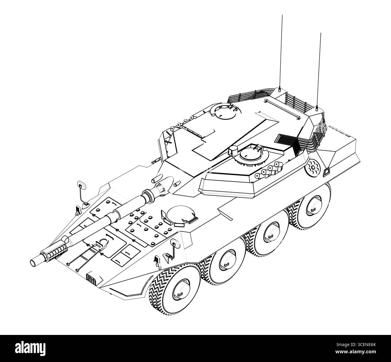 Arma militare Foto Stock