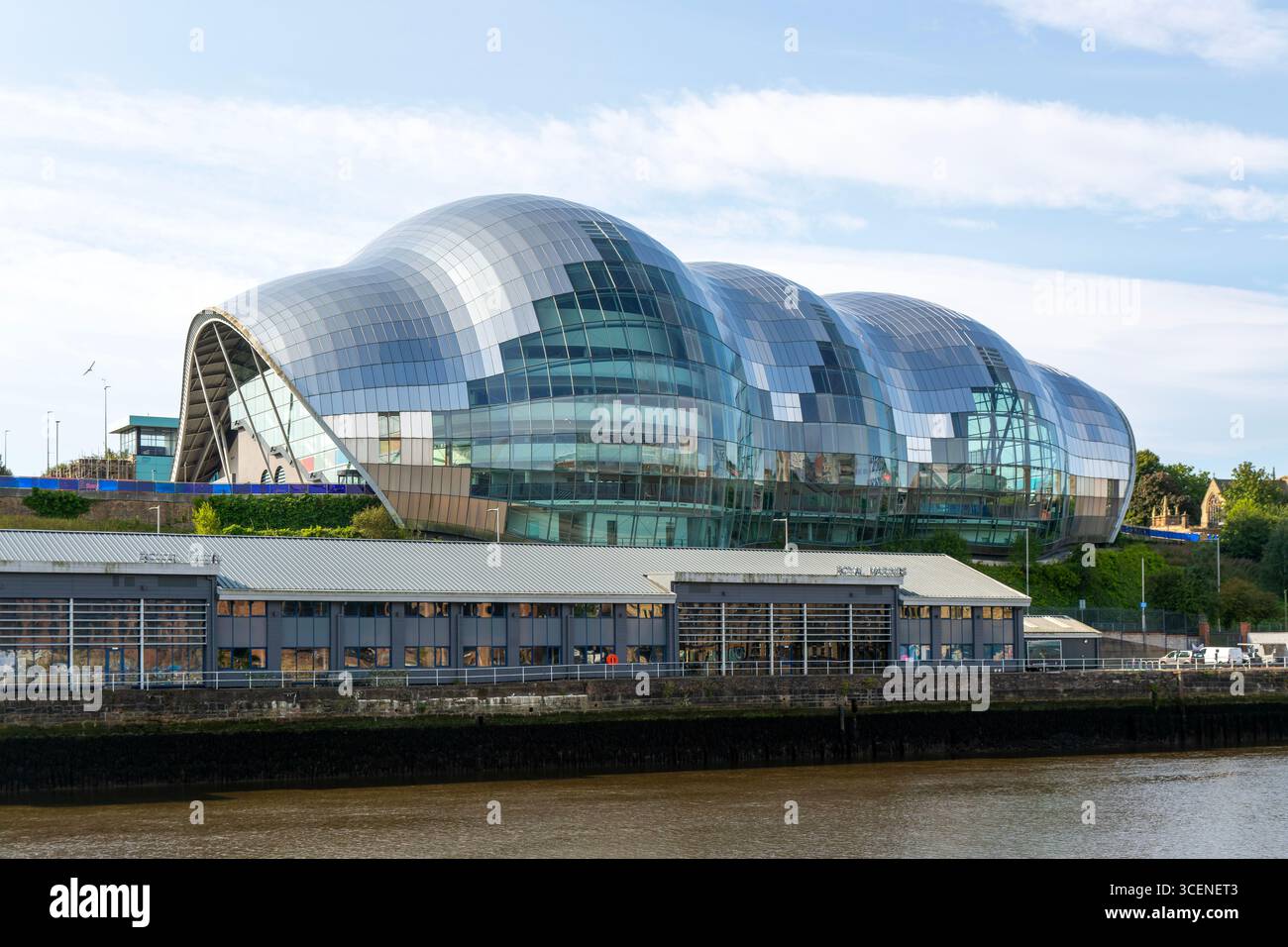 The Glasshouse International Centre for Music, The Sage Gateshead, Tyne and Wear, Inghilterra, UK Foster and Partners 2004 Foto Stock