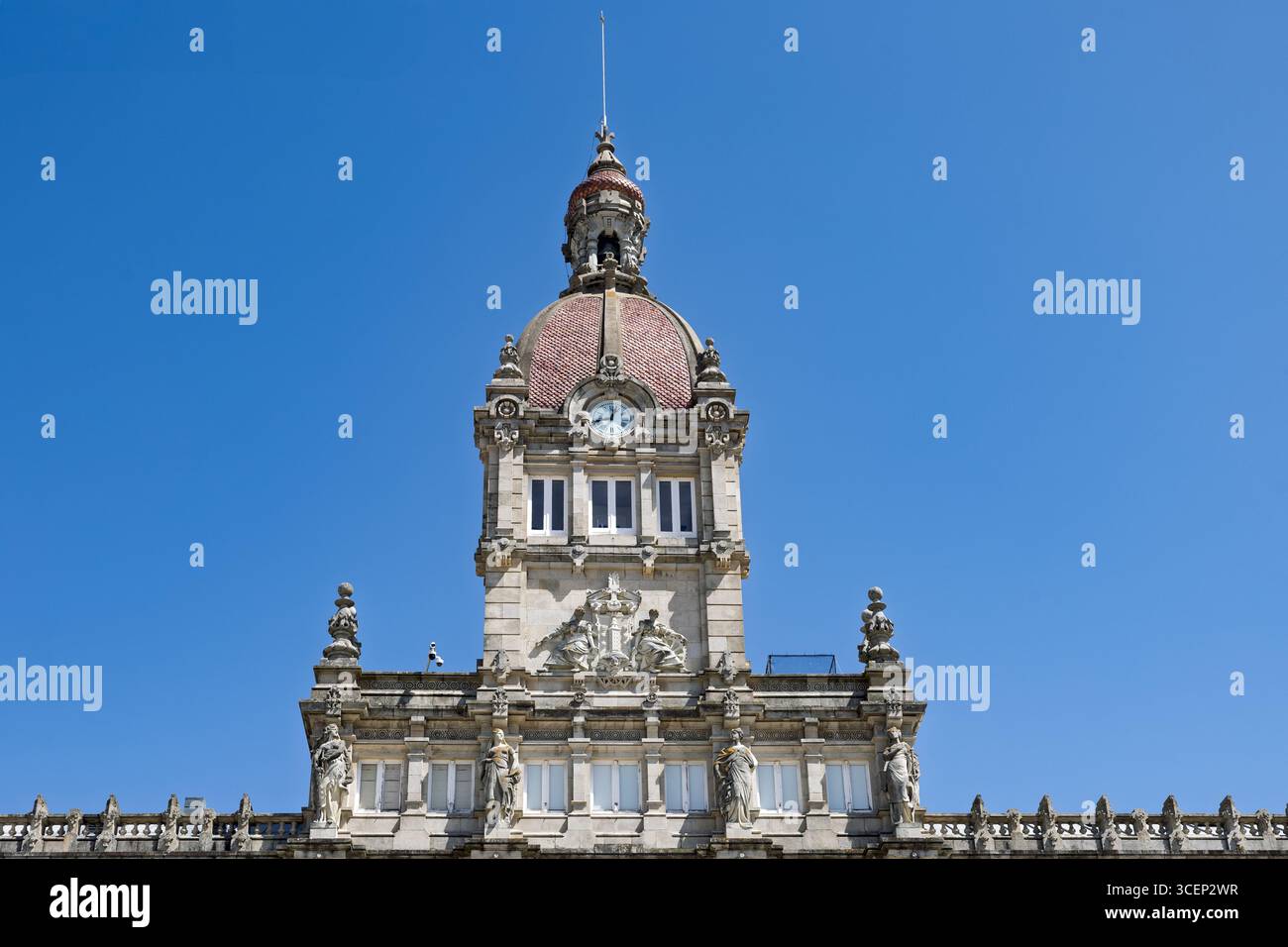 Municipio di A Coruña , detto anche Palazzo di María Pita , o Palazzo Municipale, A Coruna, la Coruna, Spagna Foto Stock