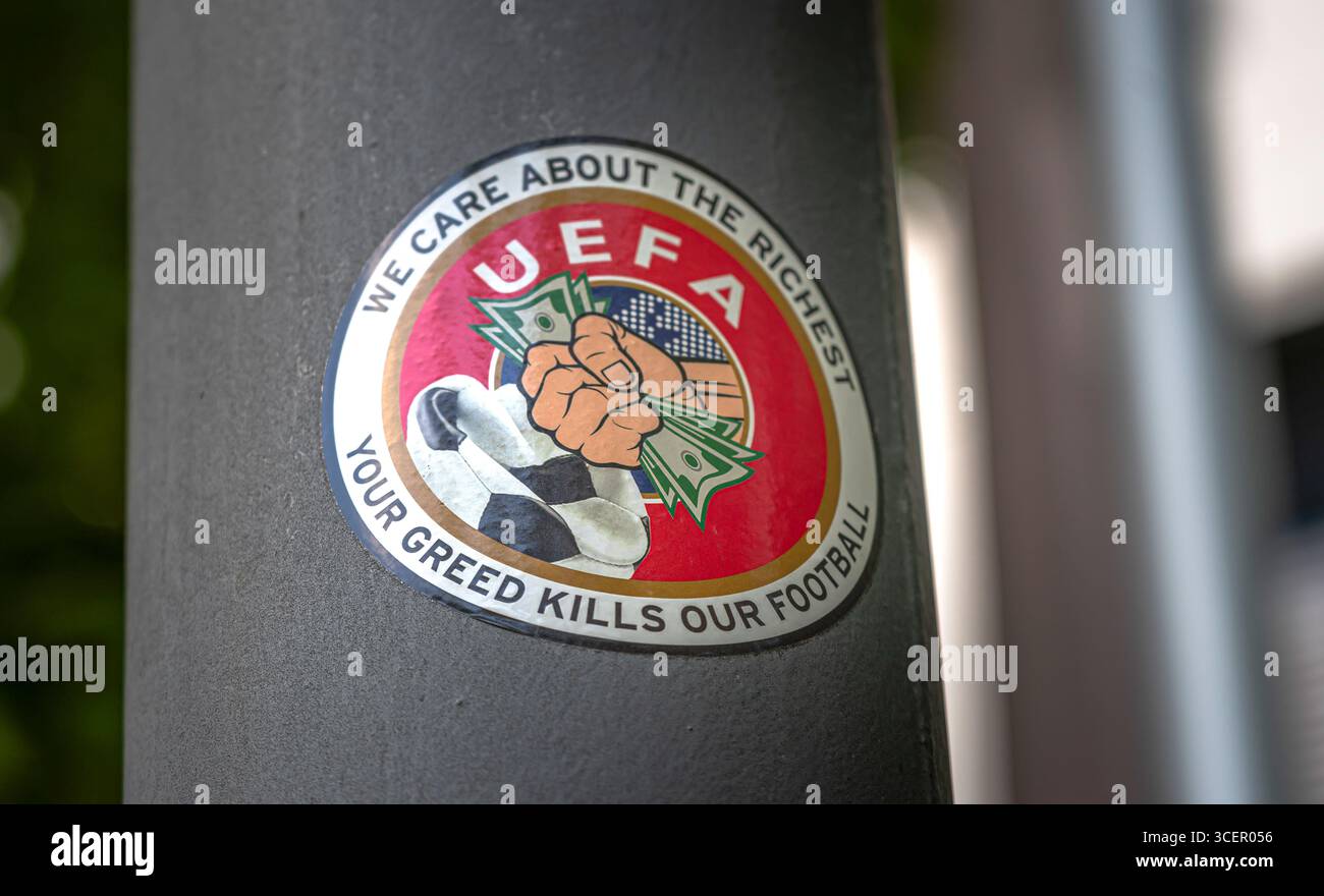 Calcio UEFA - ci teniamo ai più ricchi Foto Stock