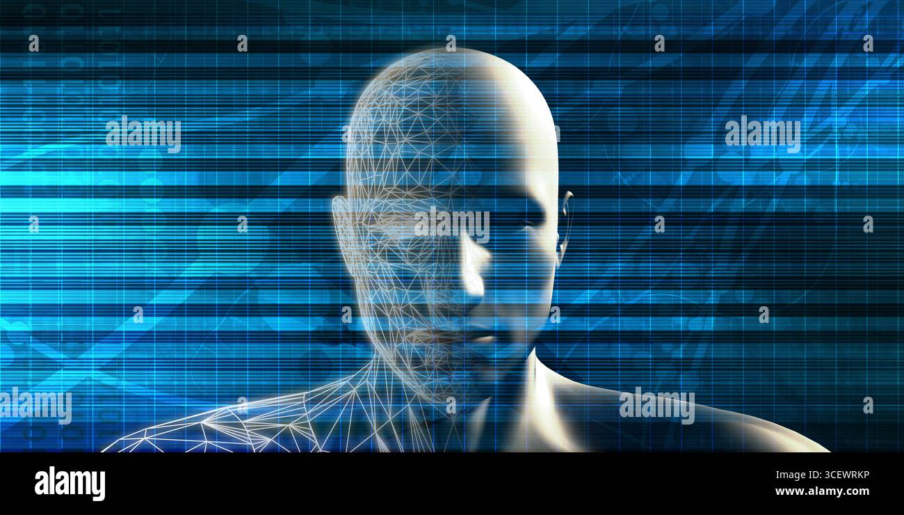 Smart ai Integrated Blockchain Systems per transazioni sicure Foto Stock