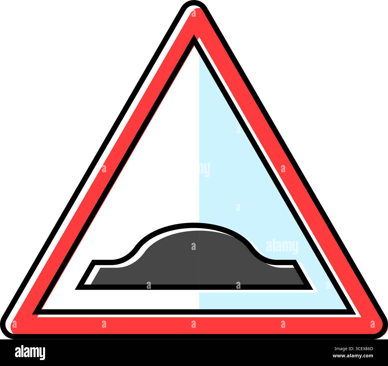 illustrazione vettoriale delle icone dei colori degli ostacoli di guida della vettura Illustrazione Vettoriale
