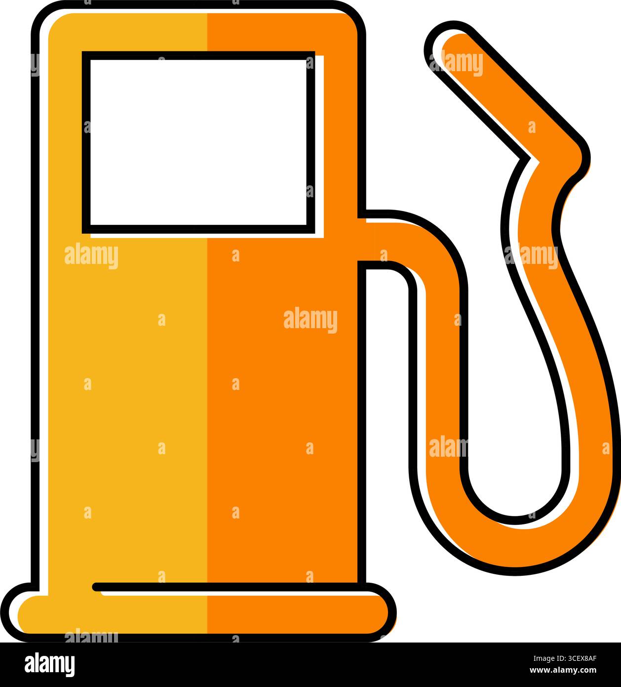 illustrazione vettoriale dell'icona del colore degli ostacoli di guida della vettura Illustrazione Vettoriale