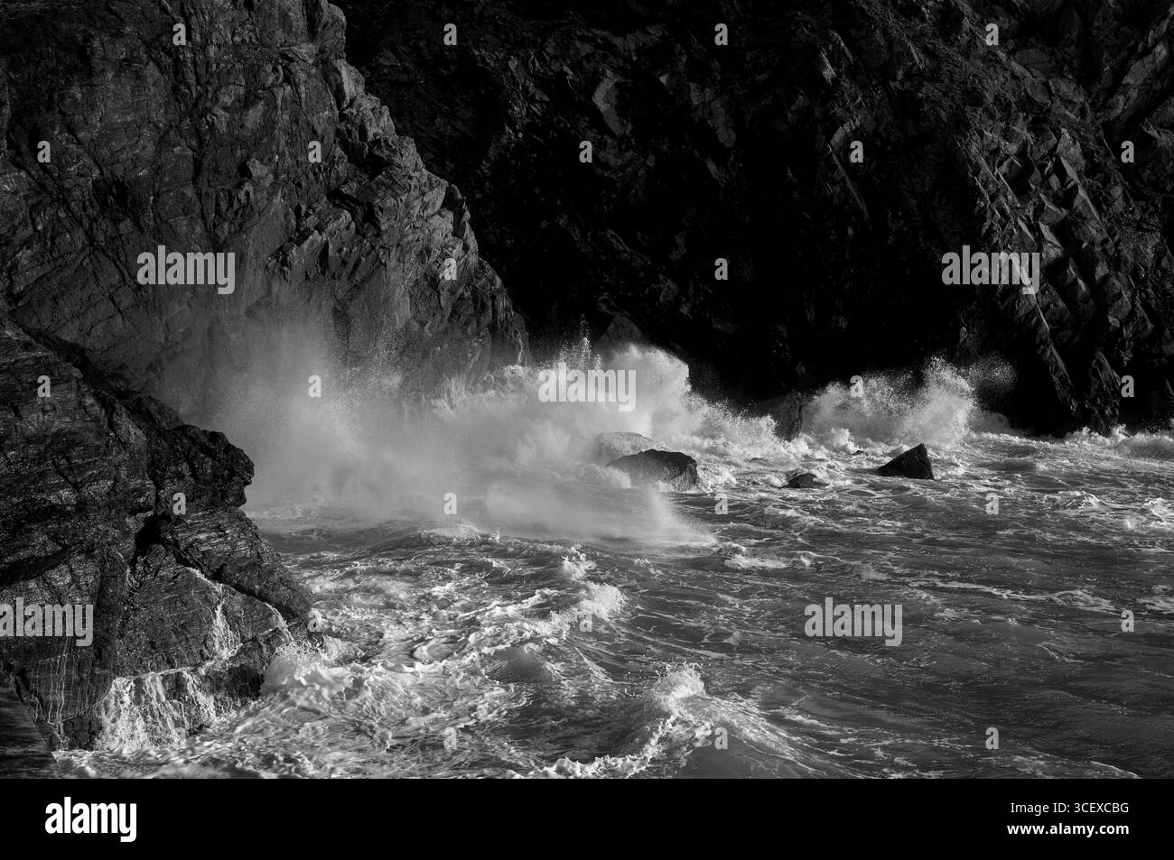 Tempesta, Cornovaglia Foto Stock