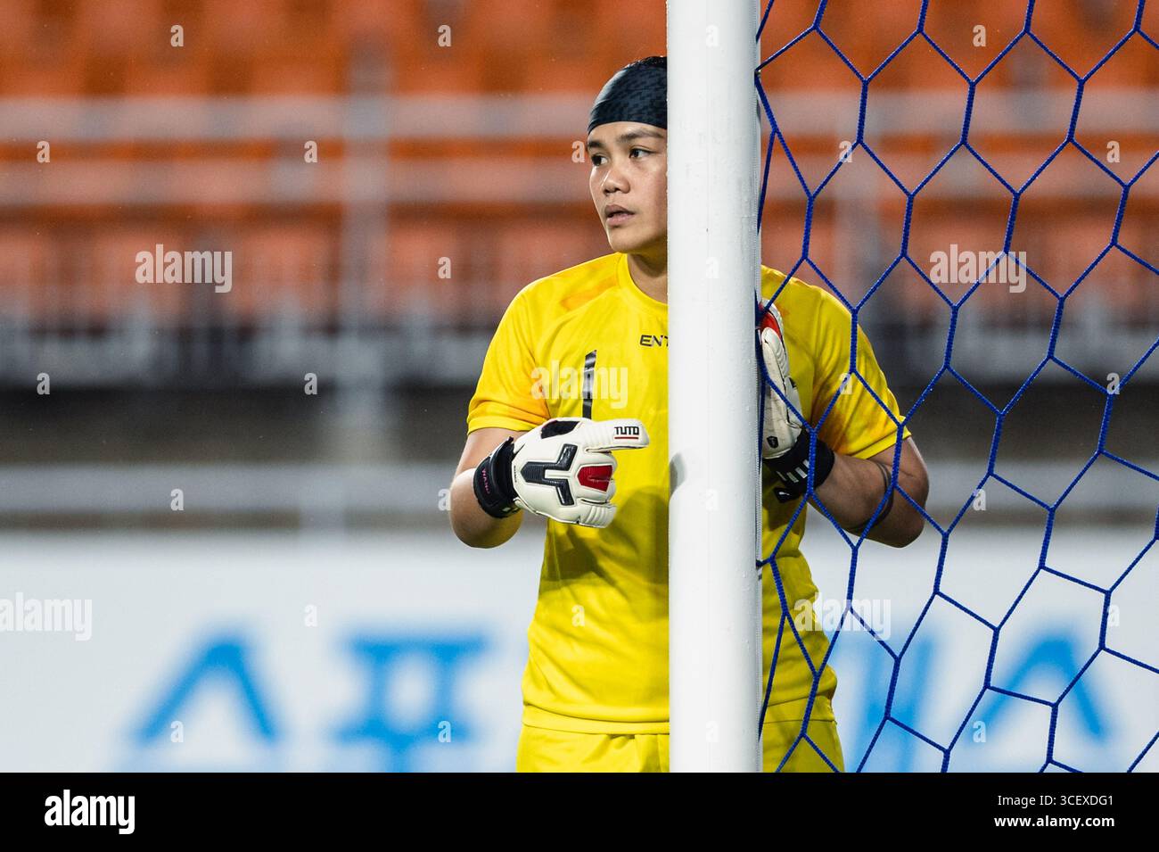 SUWON, Corea del Sud - 16 LUGLIO: Durante l'EAFF e-1 Football Championship - Corea del Sud vs Taipei cinese al Suwon World Cup Stadium il 16 luglio 2025 Foto Stock
